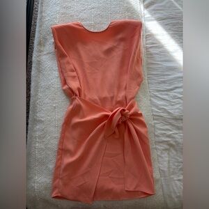 Amanda Uprichard Copeland Dress in Nectarine